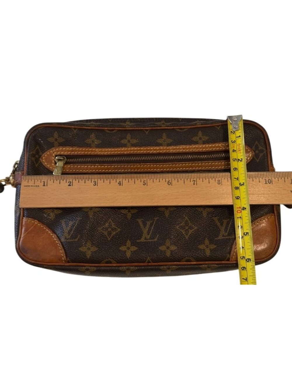 Louis Vuitton Marly Dragonne GM Coated Canvas Monogram Clutch Wristlet SL0916 - Picture 16 of 16